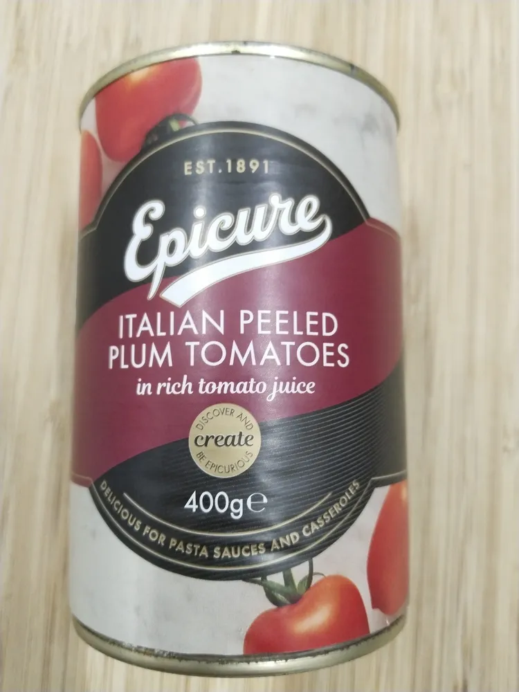 Italian Peeled Plum Tomatoes in Rich Tomato Juice