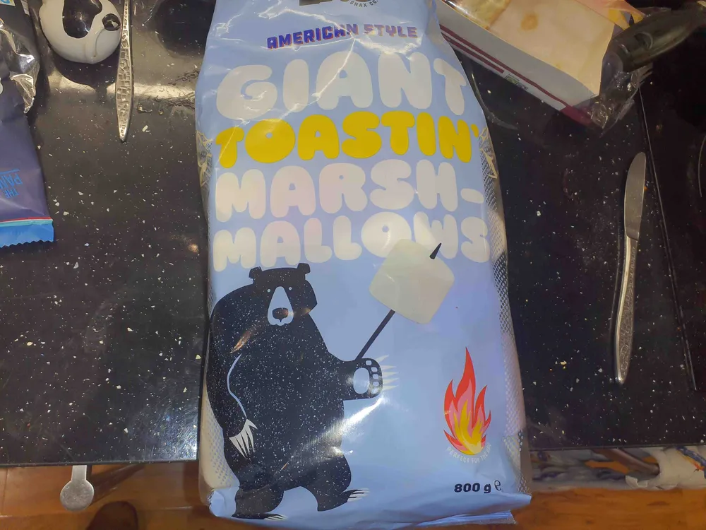 Giant toastin' Marshmallows
