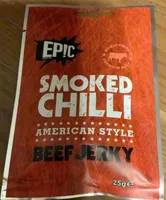 Smoked chilli american style beef jerky
