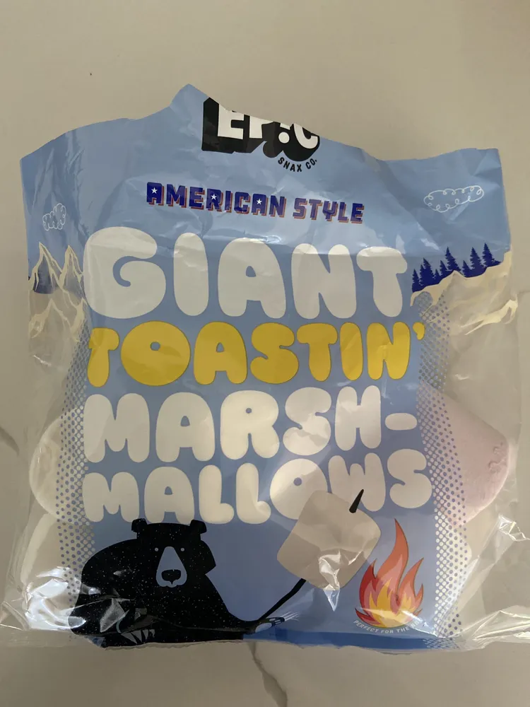 Giant Toasting Marshmallows