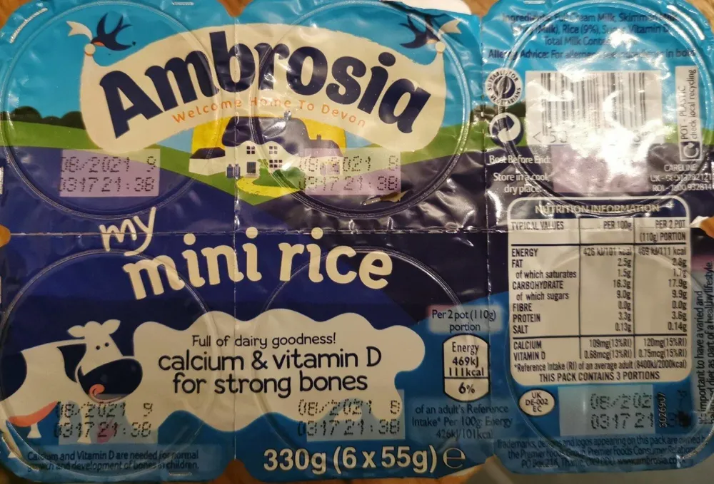 Ambrosia my mini rice