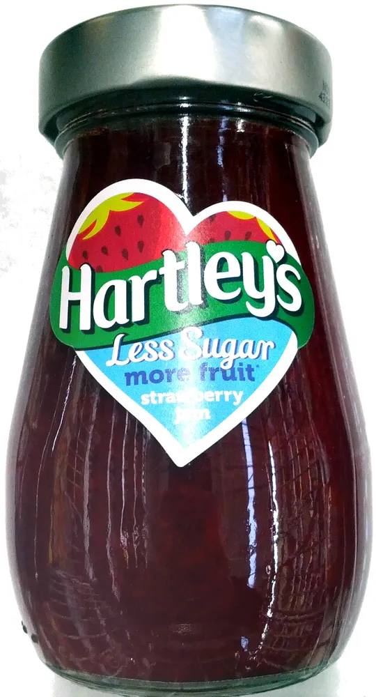 less sugar more fruit Strawberry Jam
