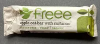 Apple oat bar with sultanas