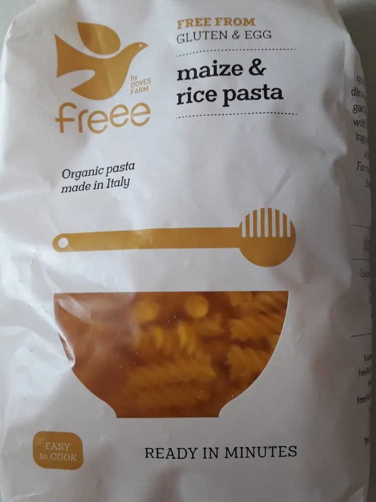 Maize & rice Pasta