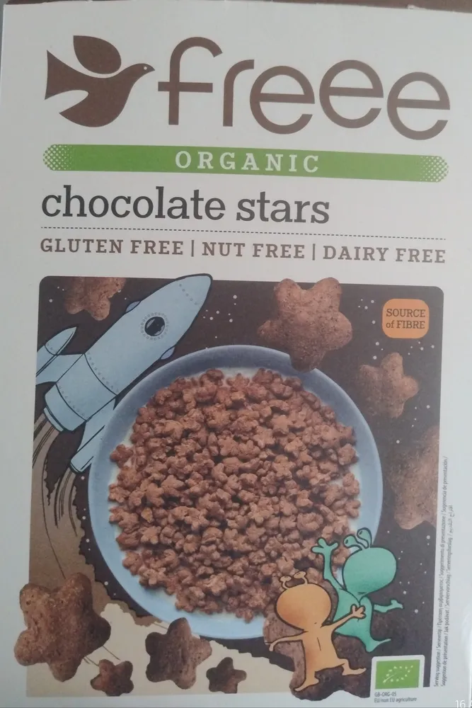 Organic Chocolate Stars