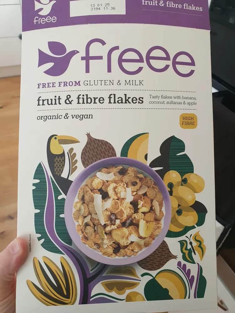 Fruit & fibre flakes