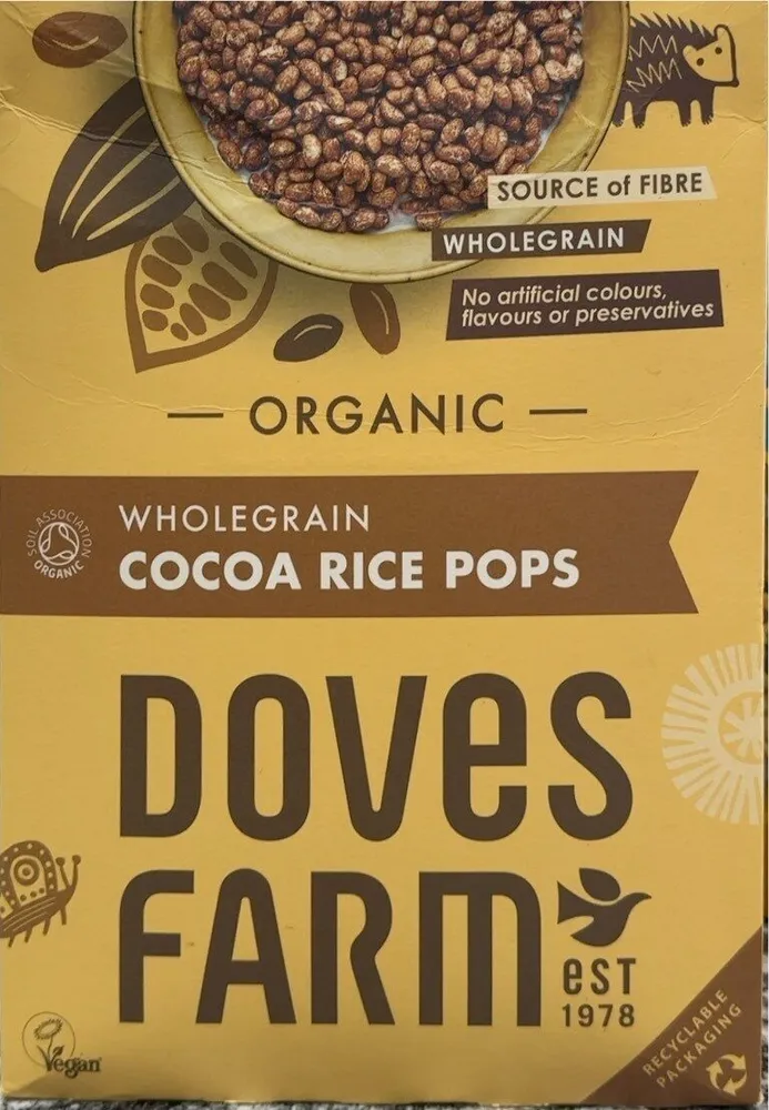Organic Whole Grain Cocoa Rice Pops
