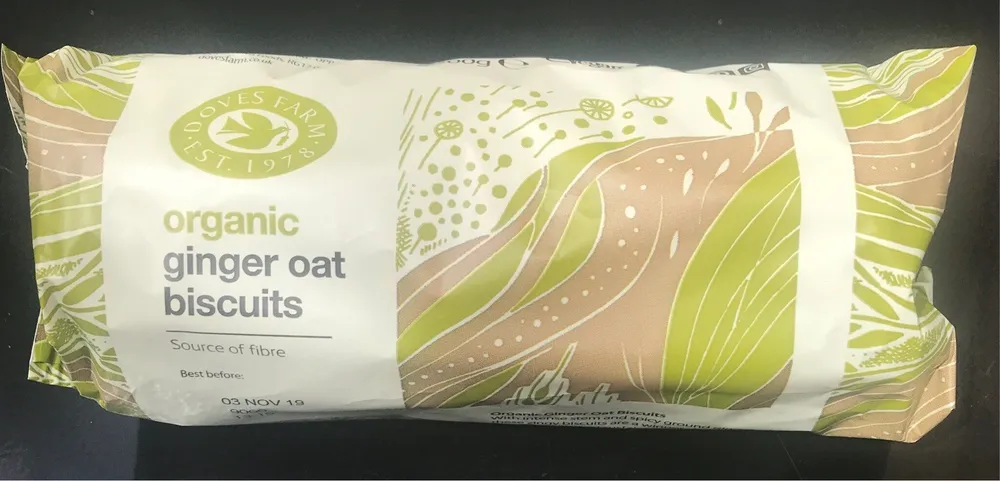 Ginger oat biscuits