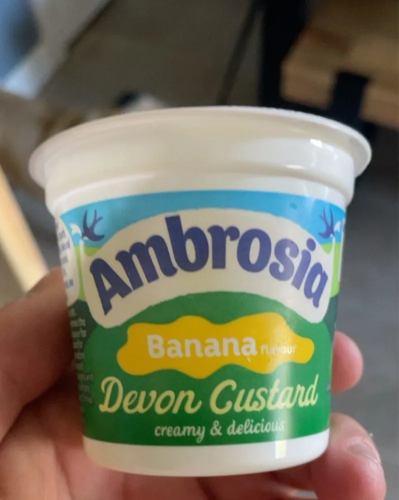 Devon custard banana