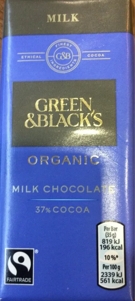 Milk chocolate 37% cocoa