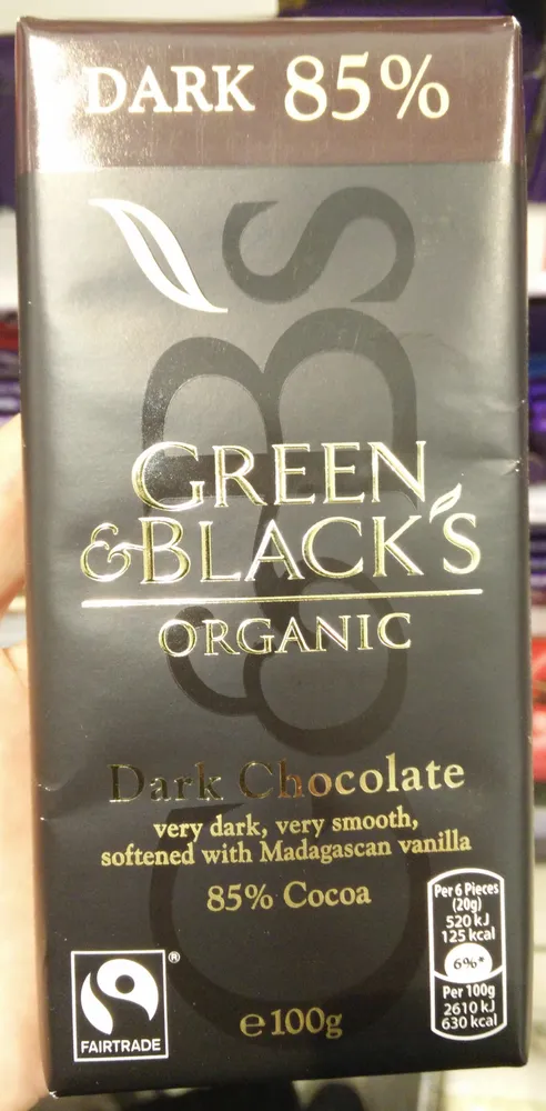 Intense Dark Chocolate 85% Cocoa