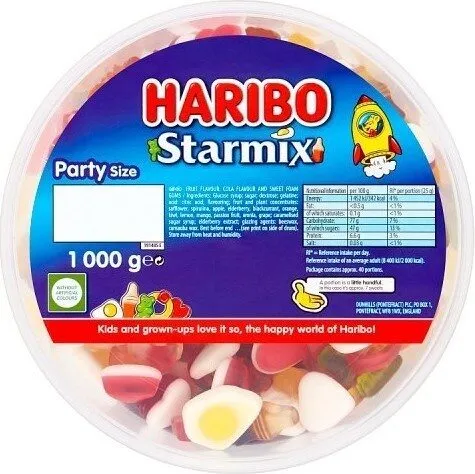 JUICE Party Size HARIBO Starmix! 5 012035 952310>