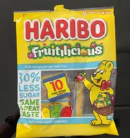 10 mini bags prox Multipack size HARIBO Fruitilici
