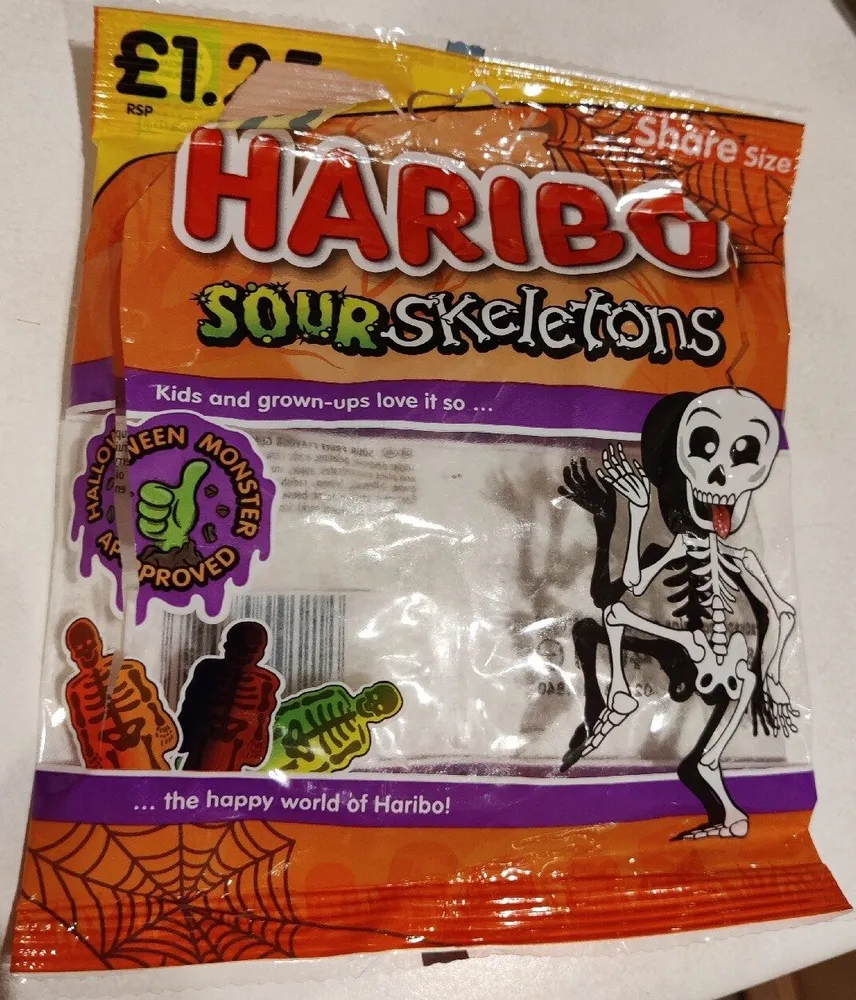 Haribo sour skeletons