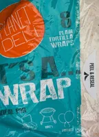 8 plain tortillia wraps