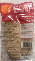 Wholemeal pitta breads