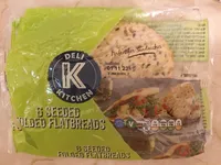 6 Seeded Folded Flatbreads