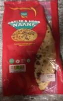 Garlic & herb naans