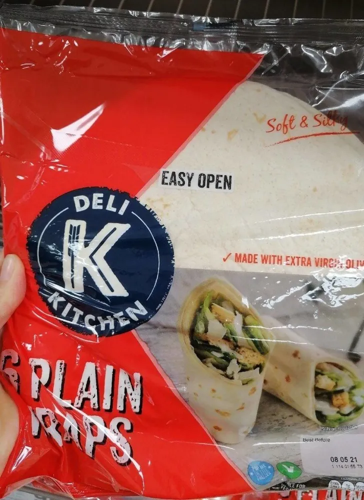 Plain wraps