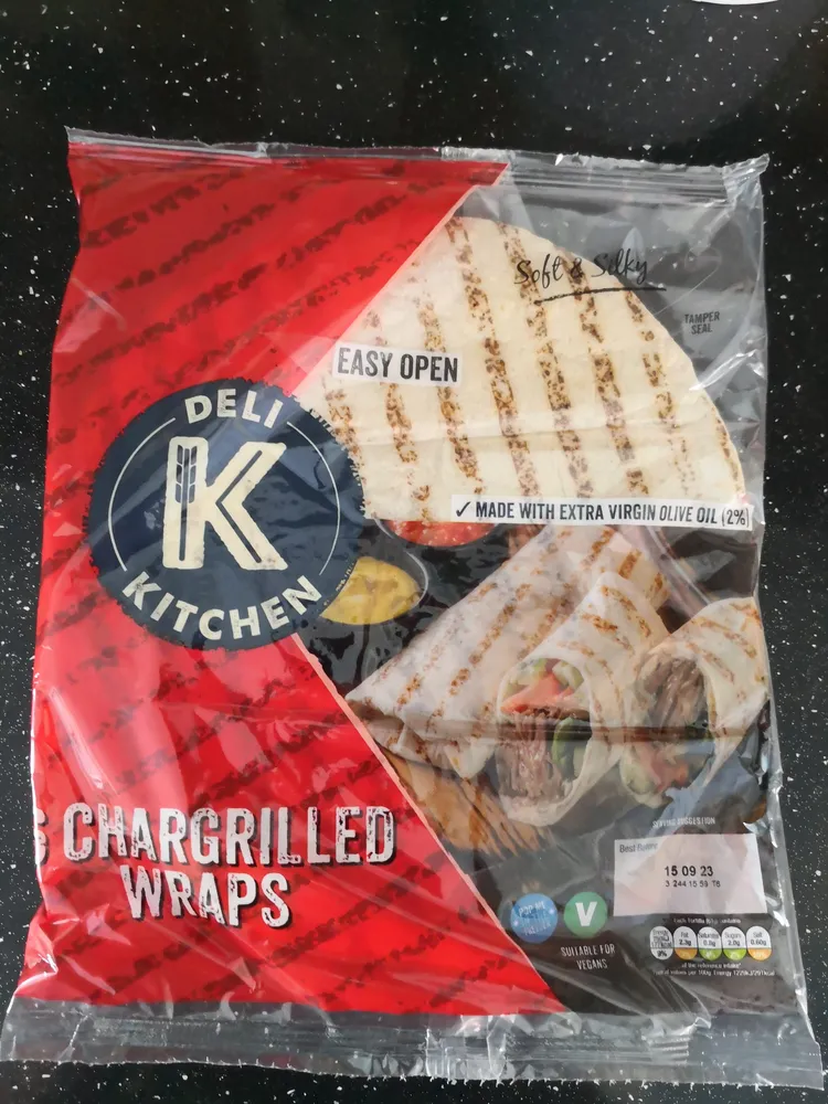 chargrilled wraps