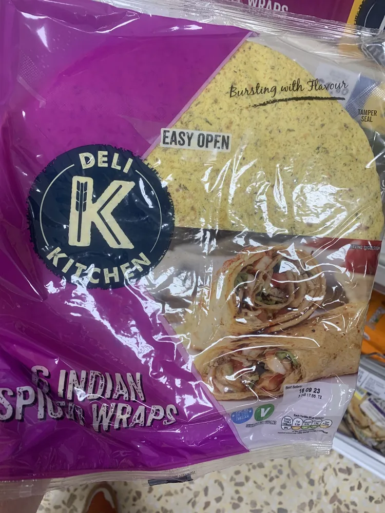 Indian Spiced Wraps