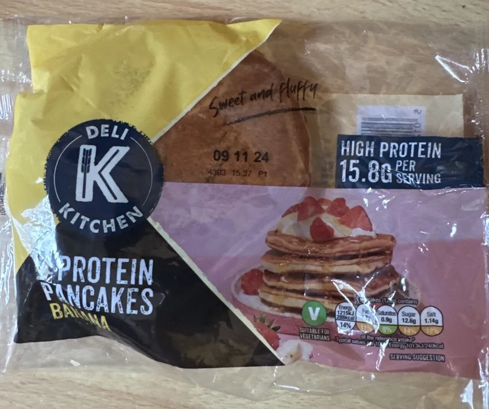 Banana Protein Pancakes