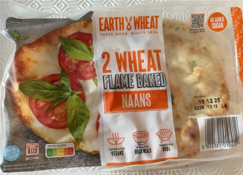 Wheat Flame Baked Naans