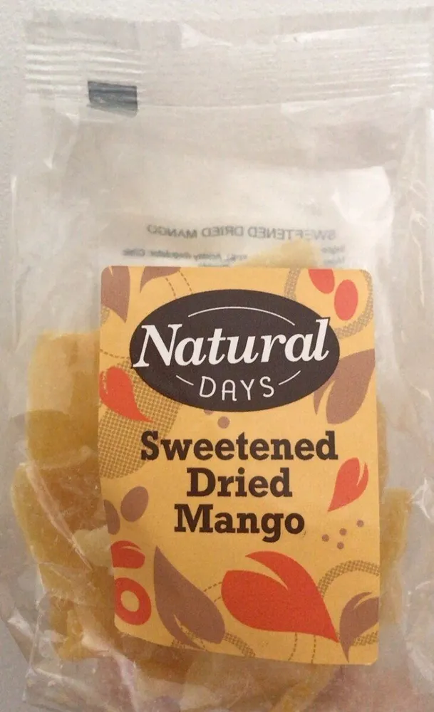 Sweetened dried mango