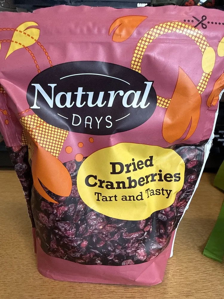 Dried cranberries
