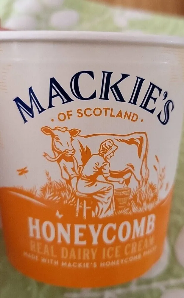 Mackie's honeycomb dairy icecream