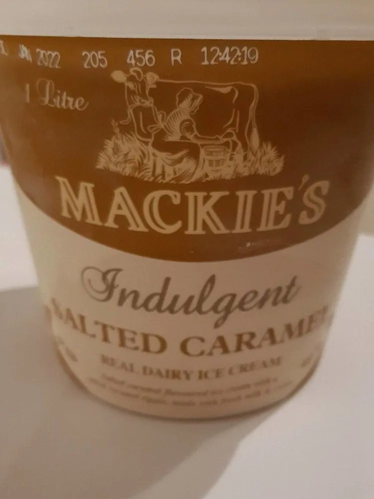Salted caramel real dairy ice cream
