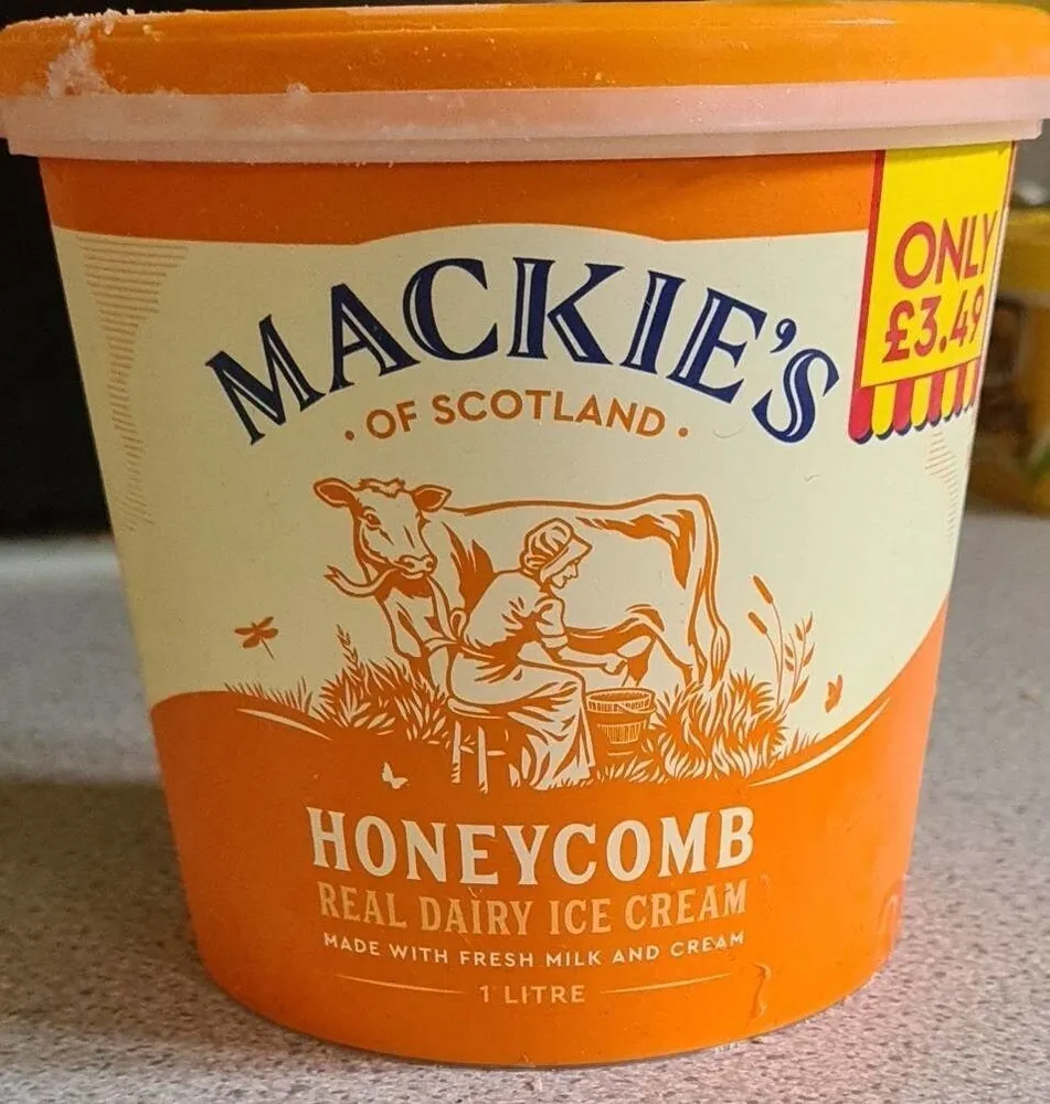 Honeycomb Real Dairy Ice Cream