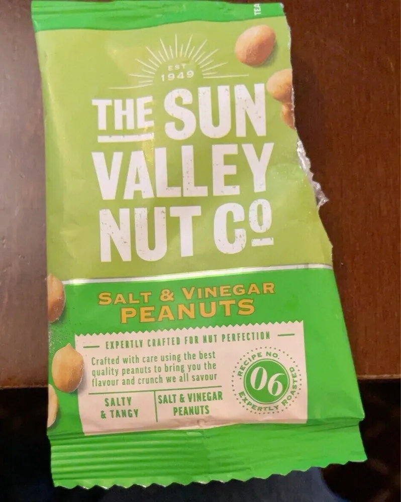 Salt and vinegar peanuts
