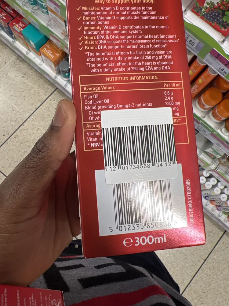 Cod liver oil maximum strength