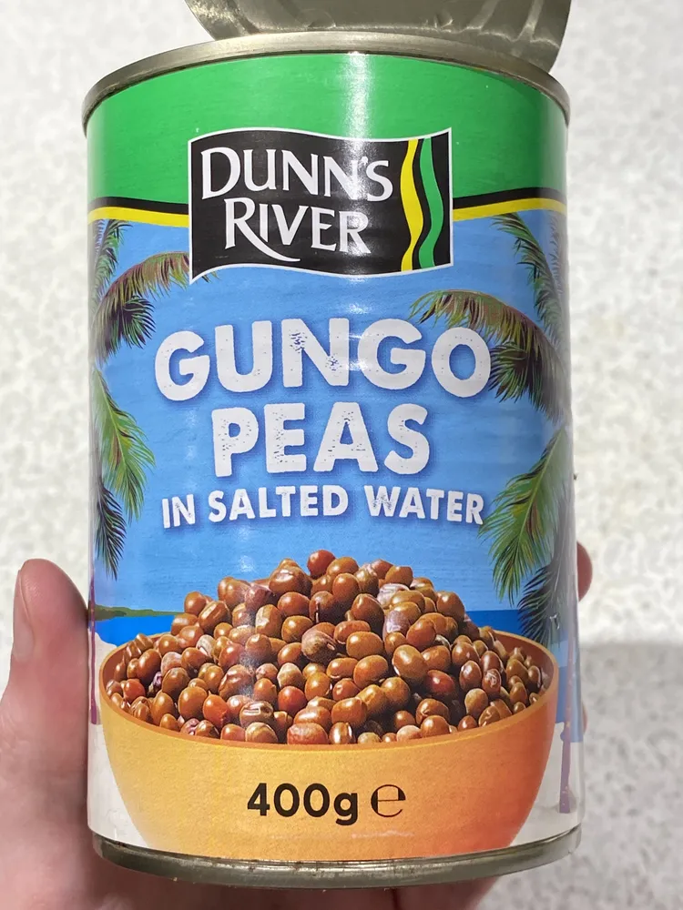 Gungo Peas in Salted Water