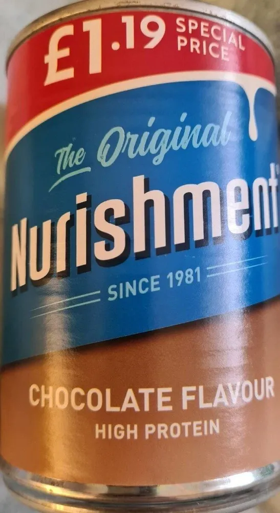 The original Nurishment chocolate flavour.