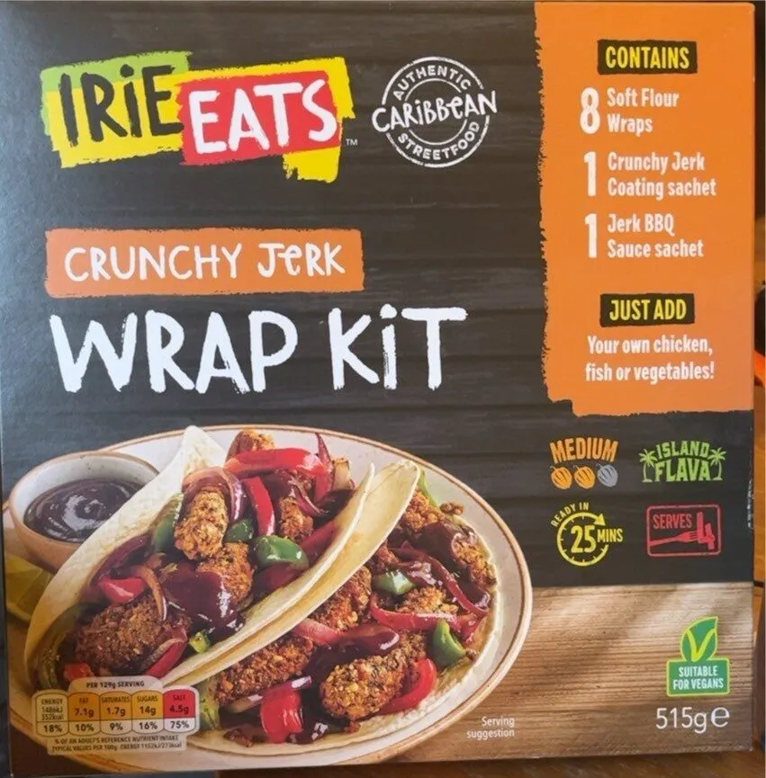 Crunchy Jerk wrap kit