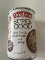 Bone broth, mushroom and barley