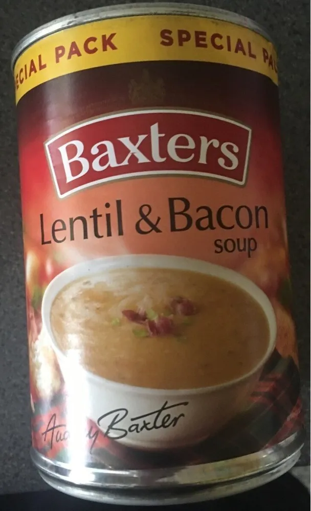 Lentil and bacon soup