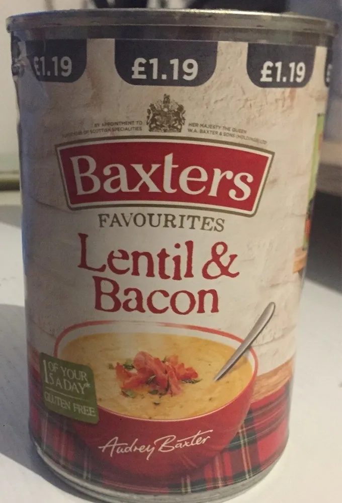 Lentils and bacon