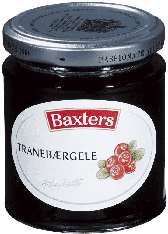 Baxters Tranebærgelé 210g