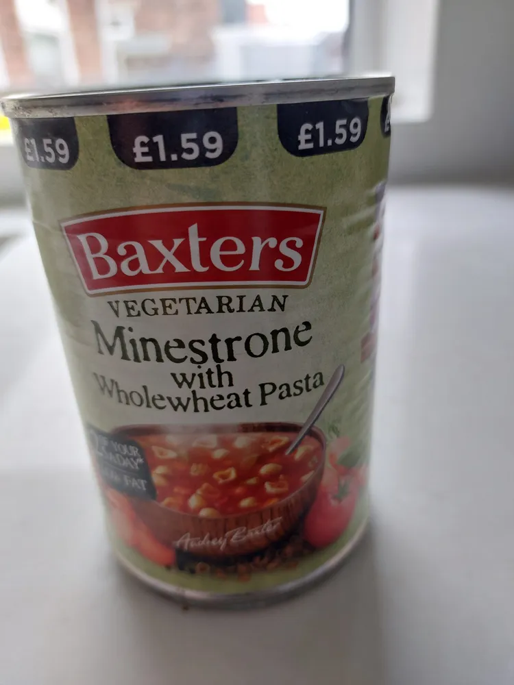 minestrone with wholewheat pasta