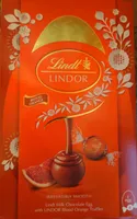 Lindt Milk Chocolate Egg with LINDOR Blood Orange Truffles