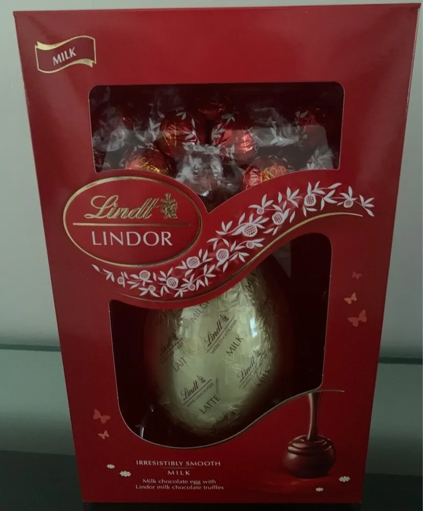 Lindt milk chocolate egg