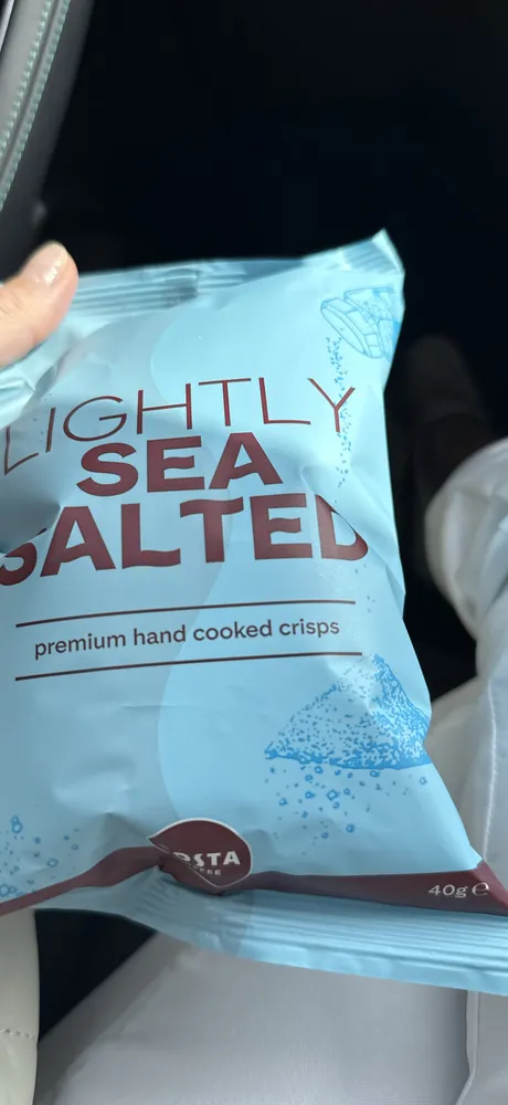 Lightly Sea Salted premium hand cooked crisps