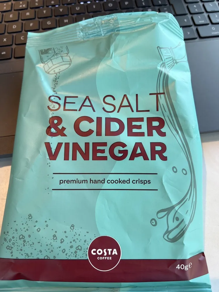 Sea Salt & Cider Vinegar Premium Hand Cooked Crisps