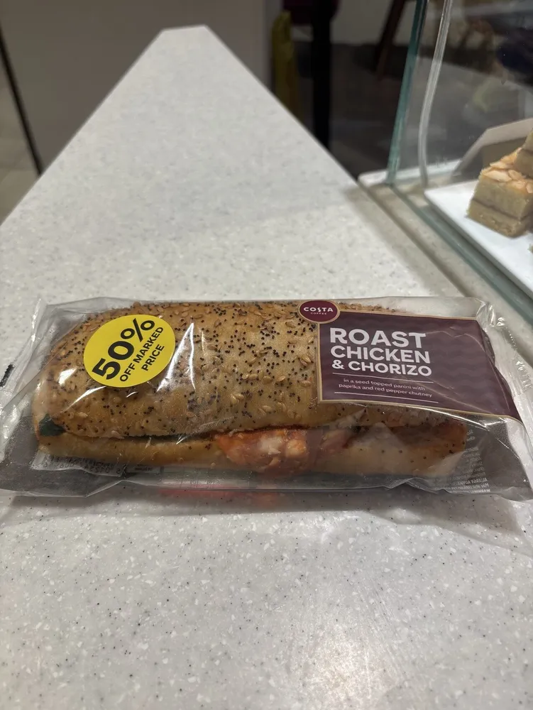 Roast Chicken And Chorizo Panini