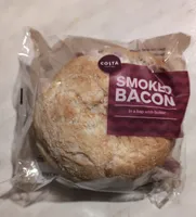 SMOKED BACON in a bap with butter