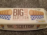 Big and Scottish fresh barn eggs