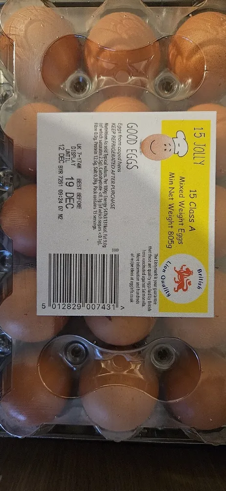 Mixed Weight Eggs